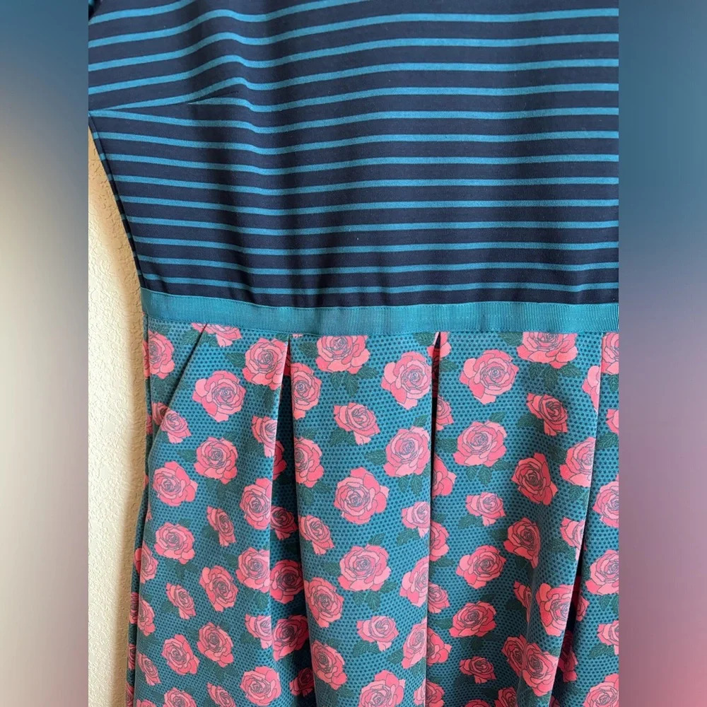 Matilda Jane Friends Forever Peyton Fit and Flare Rose Print Dress - Picture 5 of 10